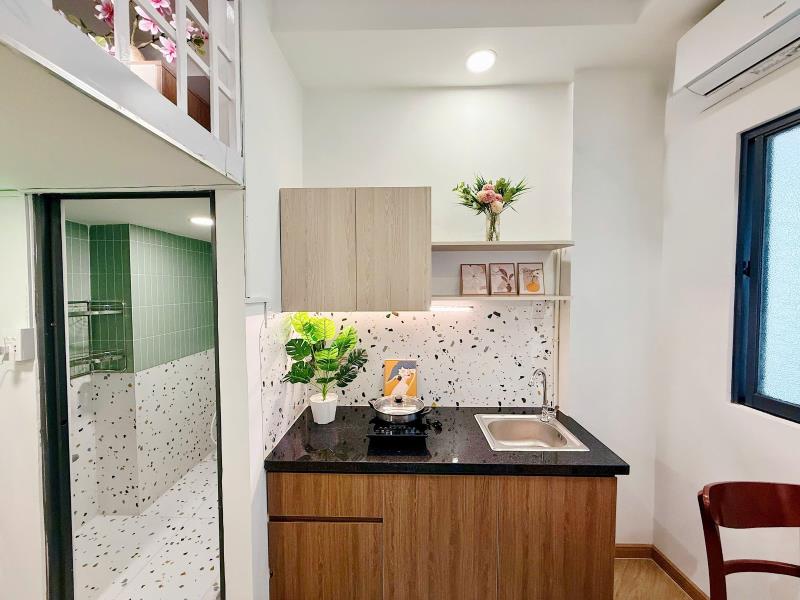 Cho thuê phòng trọ tân bình dạng duplex full nội thất gần đh văn hiến, đh công thương, aeon mall tân phú - 4