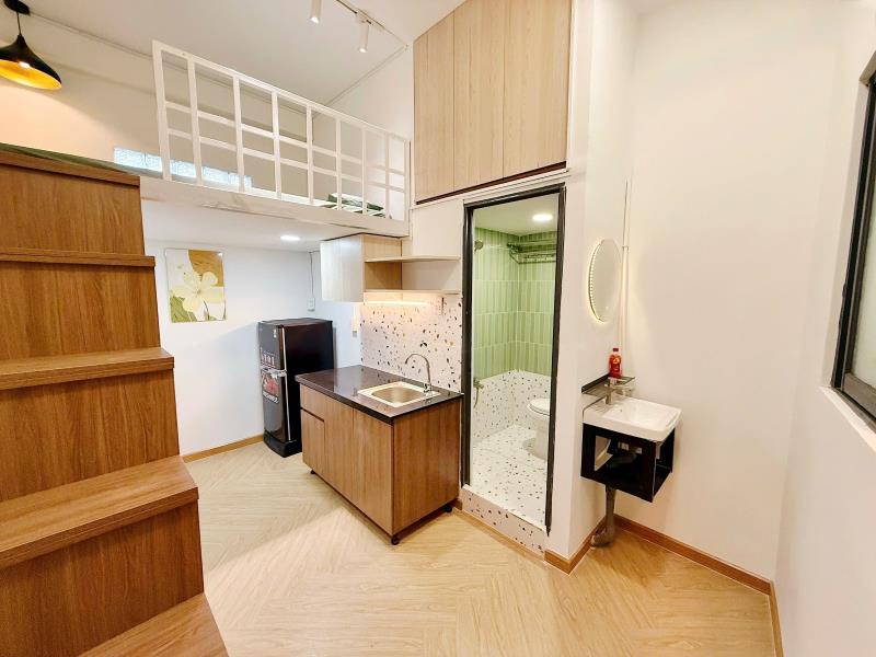 Cho thuê phòng trọ tân bình dạng duplex full nội thất gần đh văn hiến, đh công thương, aeon mall tân phú - 3