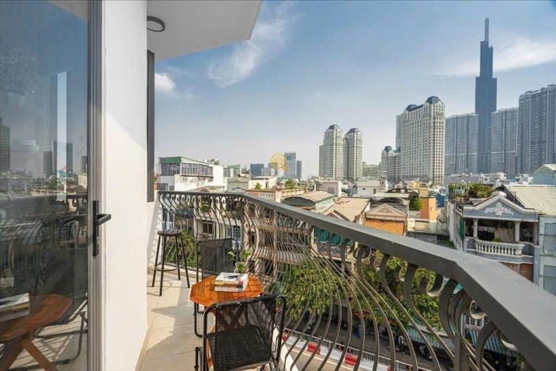 Studio full nội thất - ban công view landmark - ngay ngã tư hàng xanh - 2