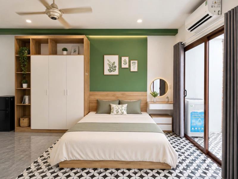 🐯 Cho thuê căn hộ mới 100% - 45m2, full nội thất, máy giặt riêng, sân vườn - xô viết nghệ tĩnh 🐯 - 2