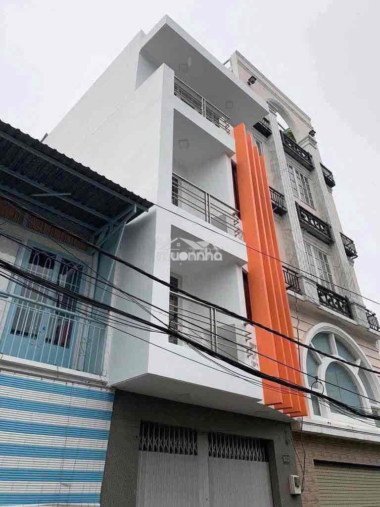Cho thuê nhà hxh quay đầu, 1 trệt 3 lầu đường nơ trang long