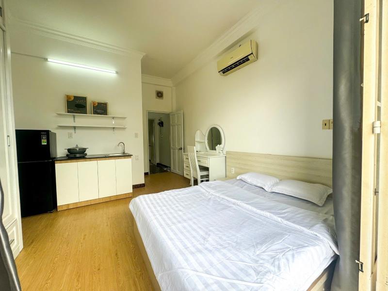 Cho thuê studio xô viết nghệ tĩnh ven sông – ban công – máy giặt riêng – phòng rộng 40m² - 4