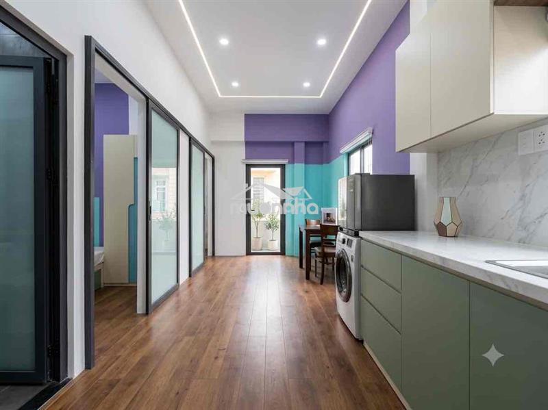 Căn hộ 2pn bancol gần toà nhà viettel, vòng xoay dân chủ, tiện qua q1