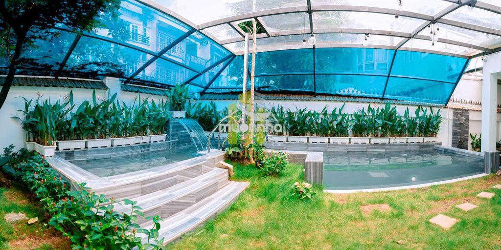 Cho thuê villa trần não 5 phòng full nội thất - hồ bơi giá 100 triệu - 2