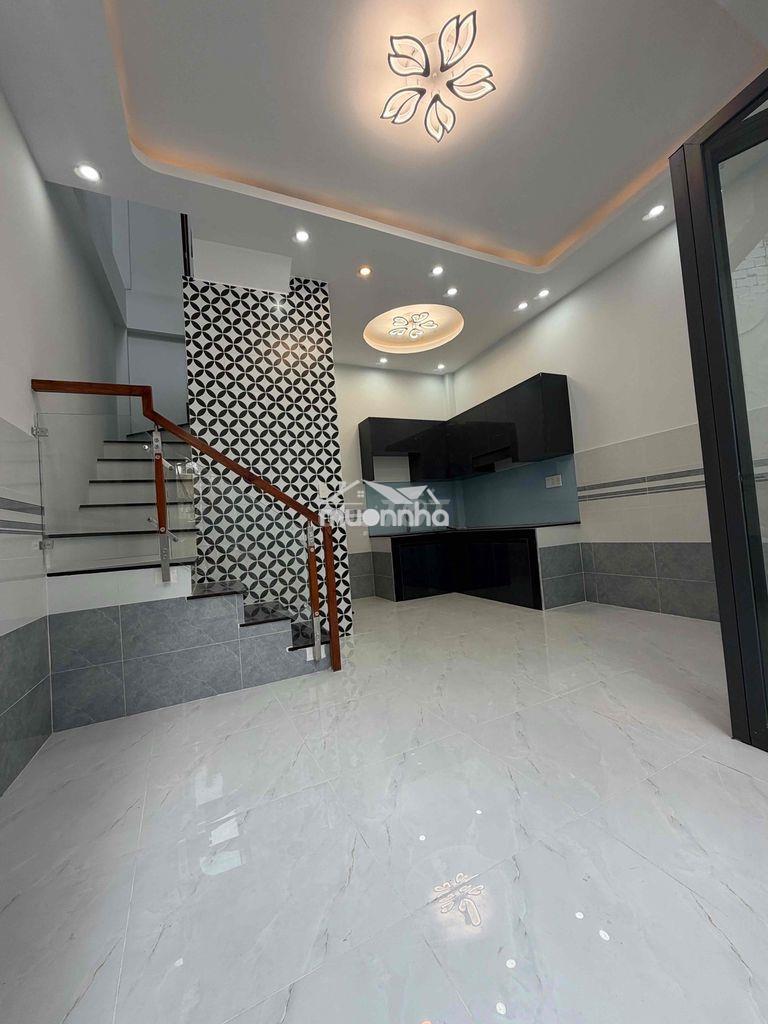 Nhà hẻm 337/6 trần xuân soạn tân hưng tphcm 1 trệt 2 lầu 69m2 3pn 2wc - 4