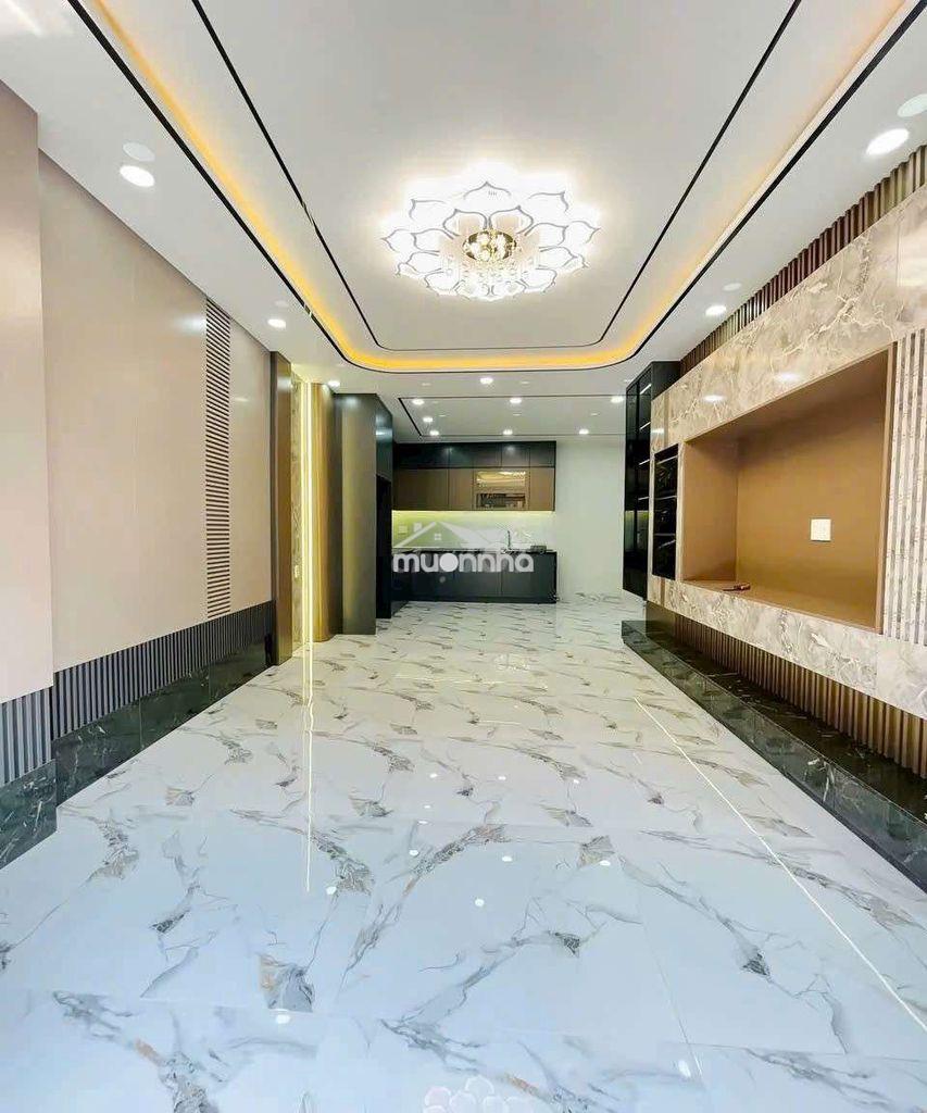 Nhà mới trệt lầu dt 5x9m full nội thất khu lý phục man - 2