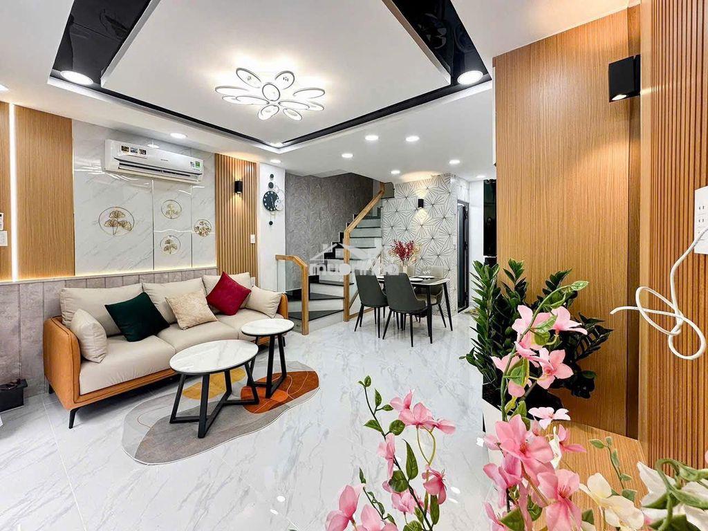 Nhà gần trường lam sơn, 4 x 11, 3 tầng đúc, 3 pn 3wc,hẻm xe hơi thông - 2