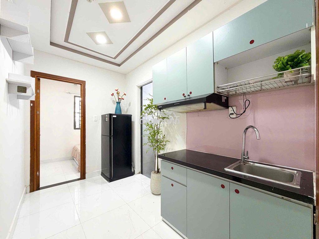 Cho thuê studio 2pn full nt cửa sổ trời-thang máy-khu thích quảng đức - 3