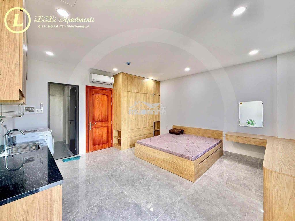 Căn hộ dịch vụ mini studio bancol full nội thất rộng thoáng - 3