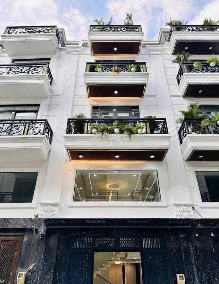Cho thuê nguyên căn nhà mới xây 100% dt 250m2 1trệt 1lửng 3lầu 4pn 5wc - 2