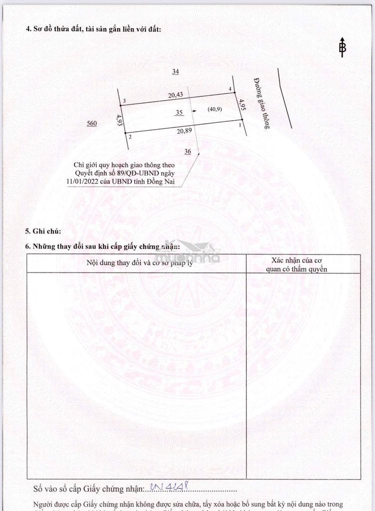 Giành cho khách thích đầu tư đất quy hoạch đợi đổi trong quý 4 năm nay