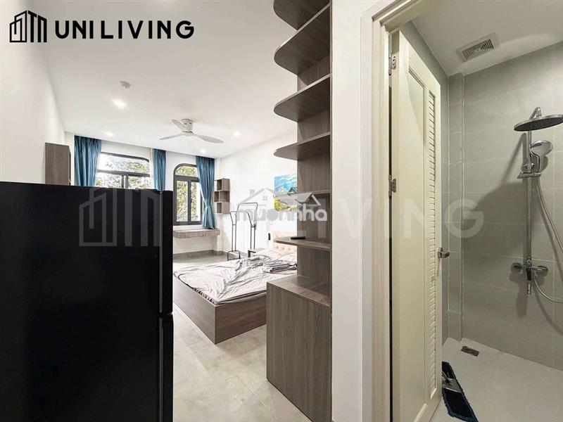 Cho thuê căn hộ studio ban công siêu thoáng ngay trần não gần cầu sg
