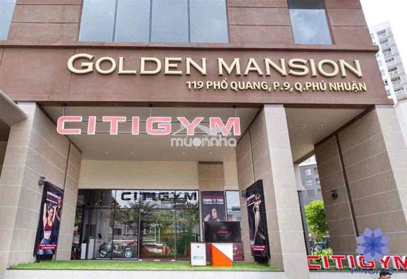 Cho thuê golden mansion 2pn 2wc full 16 triệu/ tháng
