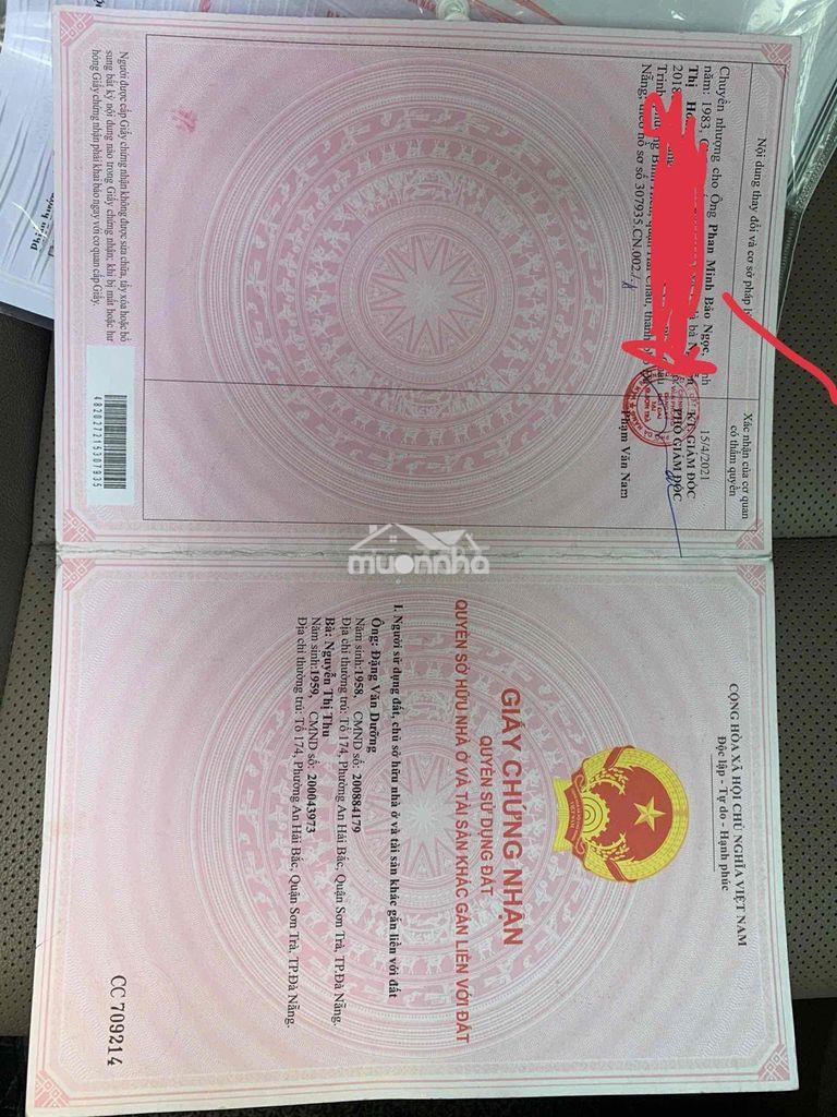 Cần bán đất mặt tiền phó đức chính, cách biển 2p đi xe
