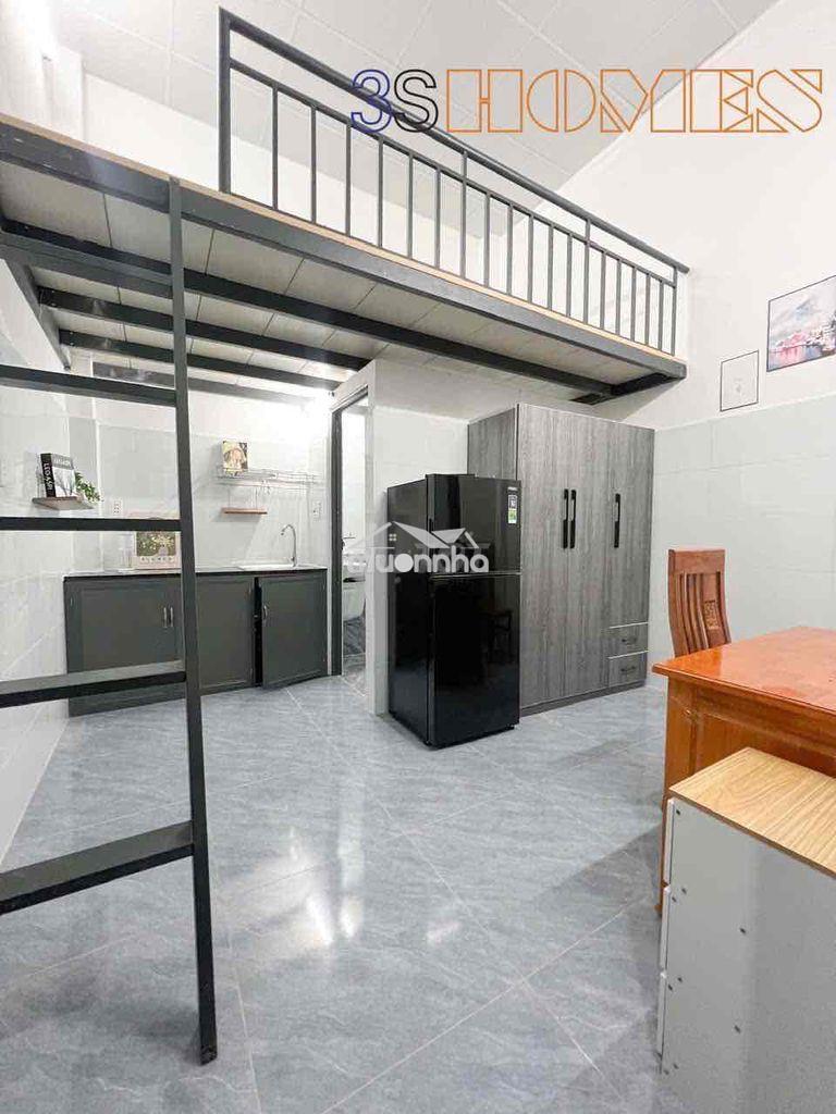 Phòng trệt 30m2 full nội thất giá rẻ gần tô ngọc vân, đh văn hiến