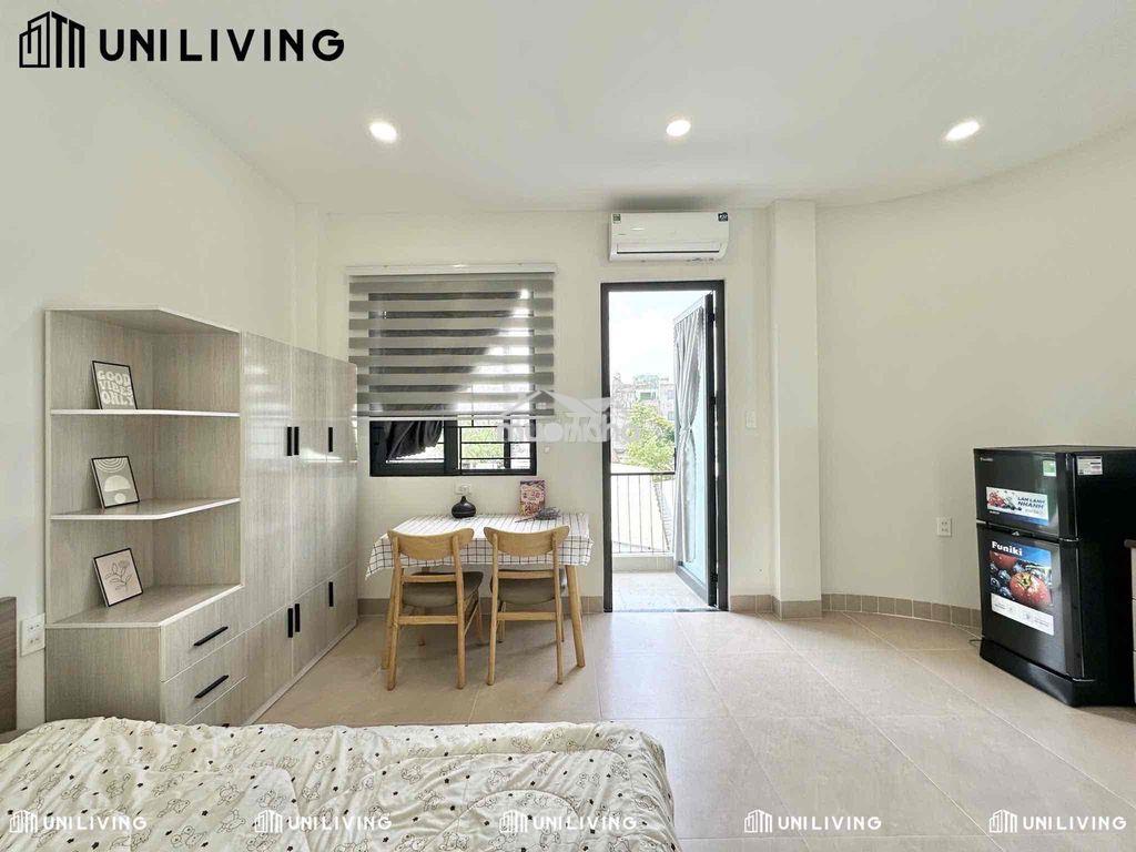 Cho thuê studio ban công full nội thất sát ngã tư thủ đức, ute, hutech - 2