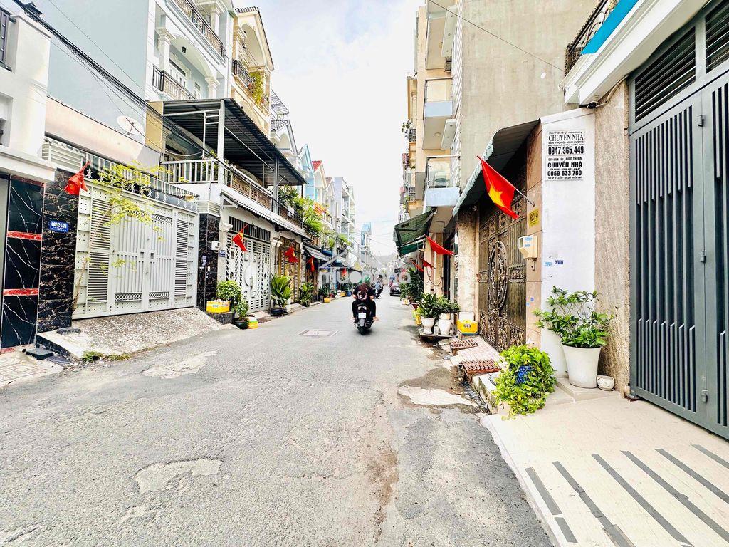 Nhà 4 tầng mt hẻm nhựa 8m thông đường thới an 05. p. thới an q12 - 3