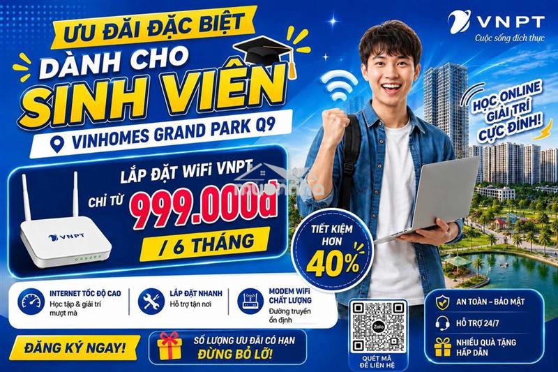 Cho thuê 2pn2wc toà s606 vinhome grand pack q9