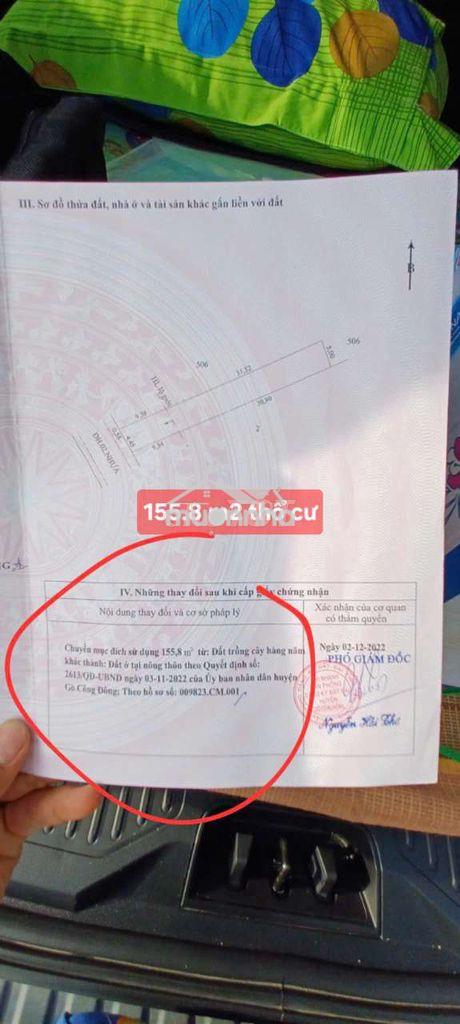Ban nhà ở và kinh doanh tốt gần  kcn gia thuận h gò công đông