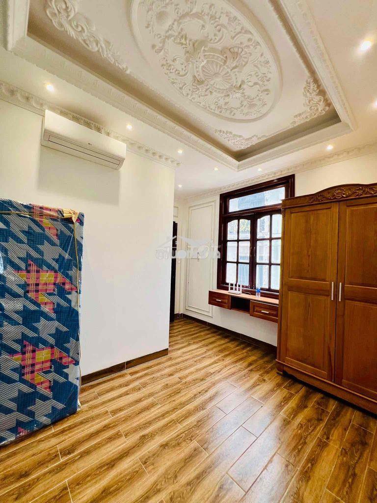 Cho thuê nhà có thang máy ngay cầu phú long dt 5x16 1trệt 3lầu 4pn 5wc - 4