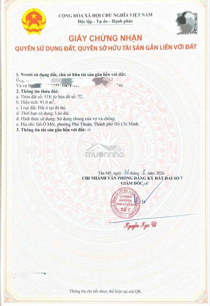 Ôtô đậu trước đất đường gò ô môi quận 7 cách mặt tiền 30m - 4