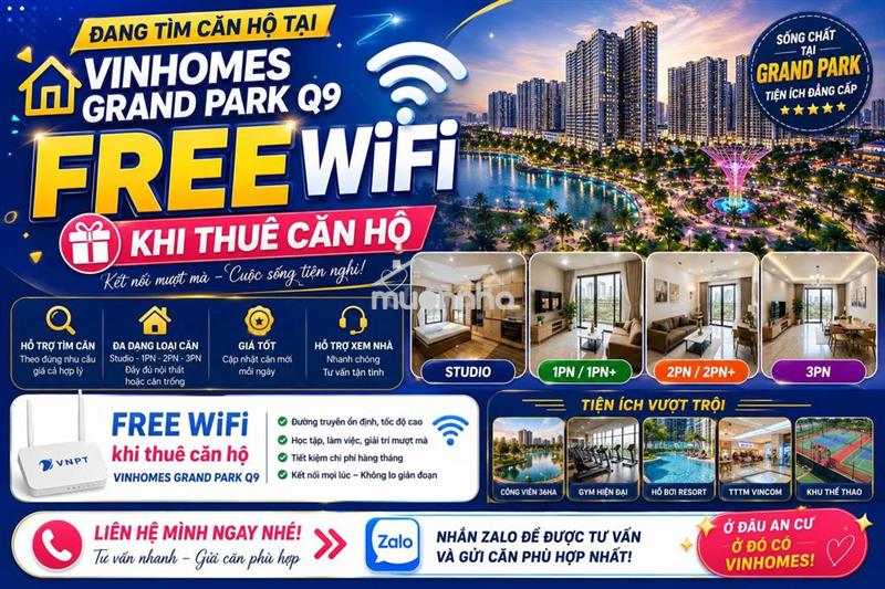 Giỏ hàng cho thuê vinhome quận 9