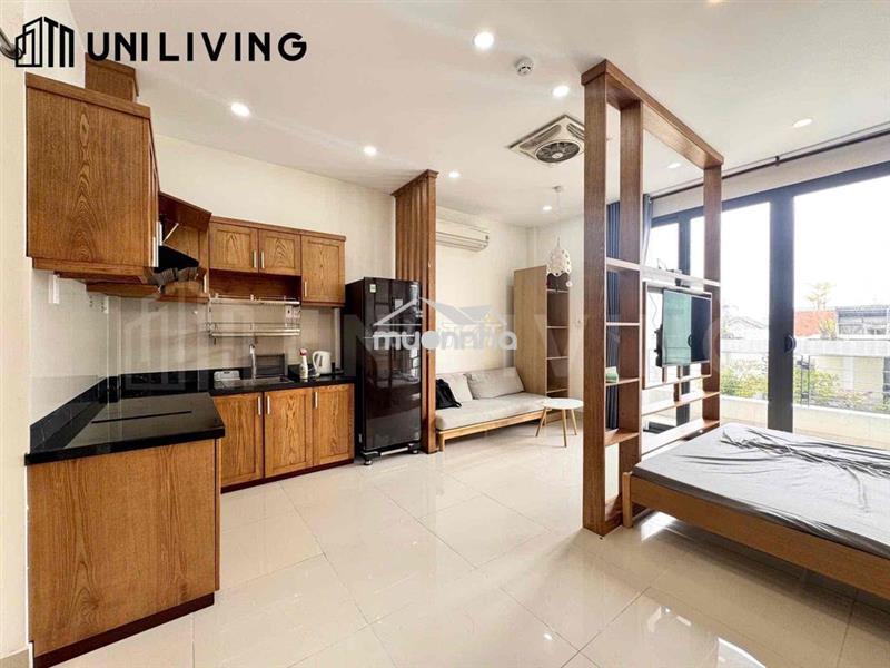 Cho thuê căn studio rộng ban công-nội thất full-thân thiện pet