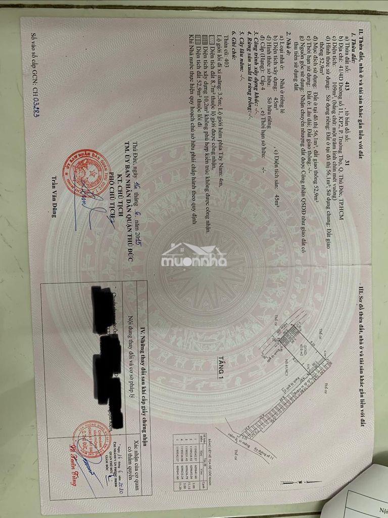 Nhà đường số 11, trường thọ, trung tâm thủ đức - 2