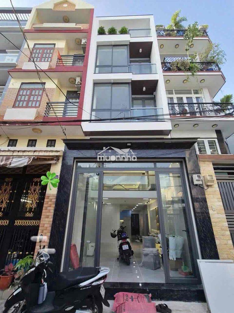 Bán nhà mt 8m mới 100% laclong long quân|4x14-5 tầng | 9,8 - 2