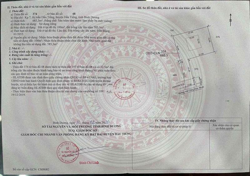 Chính chủ cần bán lô đất mặt tiền