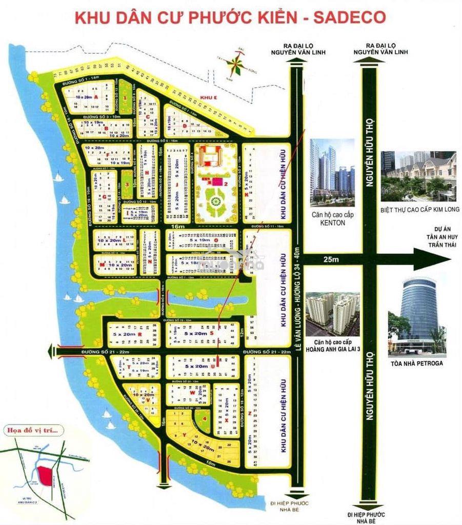 Bán biêt thự khu phước kiển a huyện nhà bè , cách quận 7 khoảng 500m - 2
