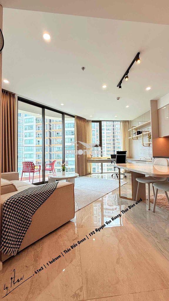 Cần cho thuê gấp căn hộ 1pn 62m2 thảo điền green quận 2