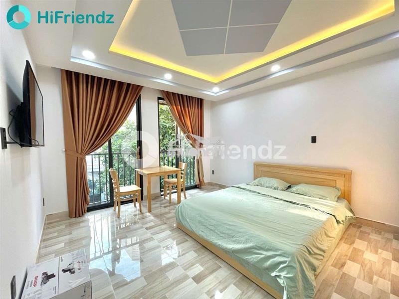 Căn hộ studio 40m2 ban công full nội thất gần quận phú nhuận