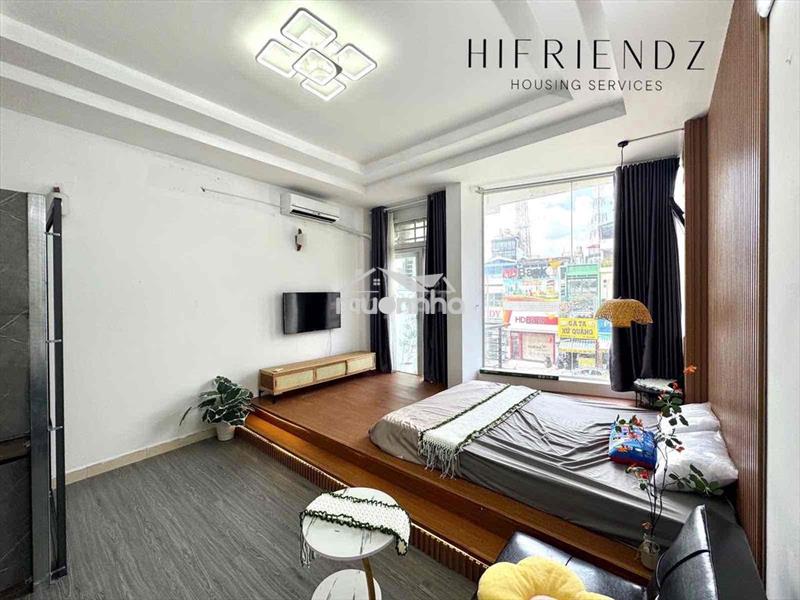 Cho thuê 1pn tách bếp bancol full nt mới đi bộ qua sgu sư phạm khtn