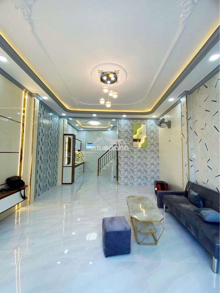 4.6 tỉ 4.3 × 11 nhà mới tân hòa đông p.bình trị đông hẻm ô tô đổ cửa - 2
