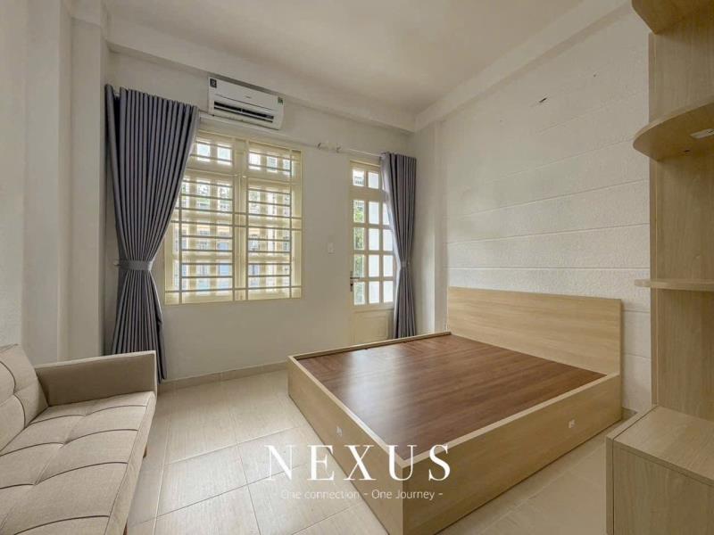 Cho thuê 1pn ban công 35m2 new 100% ngay ngã tư hàng xanh - ga metro tân cảng - đại học hutech - cầu sài gòn - 4