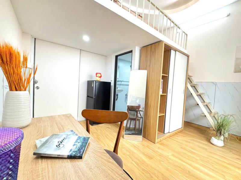 Căn hộ có gác cực xinh ban công to thang máy 50m2 gần pearl plaza vinhome central park landmark81 bình thạnh - 3