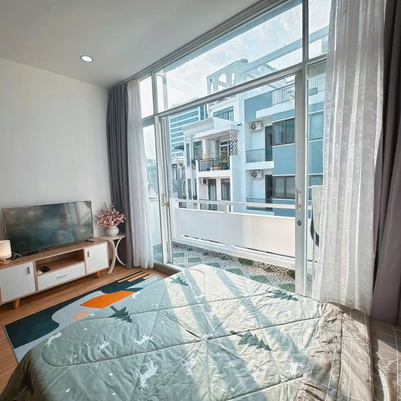 Căn hộ 1pn cực to  ban công thang máy 50m2  gần thảo cầm viên chợ thị nghè bình thạnh