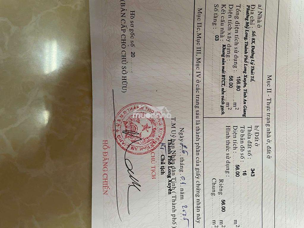 Nhà mặt tiền  đường lý thái tổ - Ảnh 2