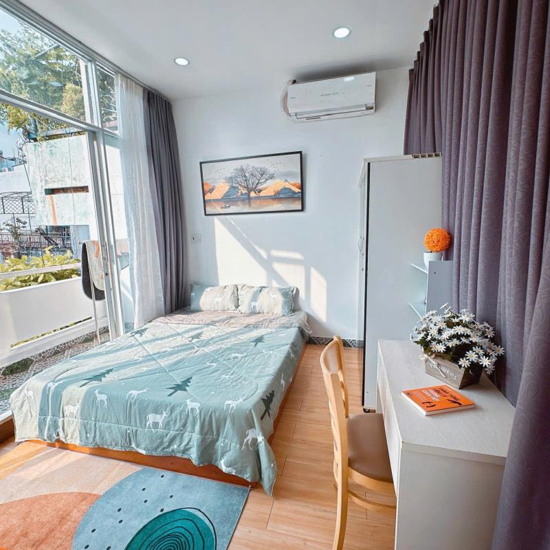 Cho thuê căn hộ 1pn ban công siêu thoáng, tách bếp riêng – nguyễn cửu vân, bình thạnh | sát quận 1, hàng xanh - 3