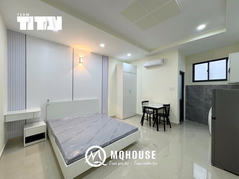 Cho thuê phòng trọ full nội thất nhà mới cửa sổ thoáng đường lê trực gần uef, hutech , hồng bàng