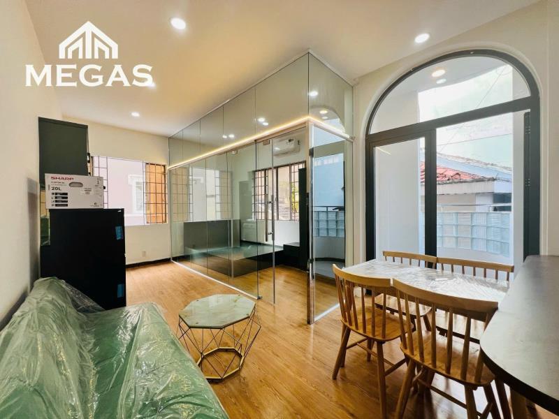 Phòng 1pn 45m² ban công lớn, bếp tách | gần hutech – uef – uth – hiu – ftu- điện biên phủ, bình thạnh