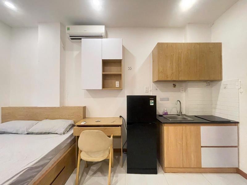Căn hộ studio cực mới cửa sổ to thang máy 40m2 gần thảo cầm viên hàng xanh bình thạnh - 3