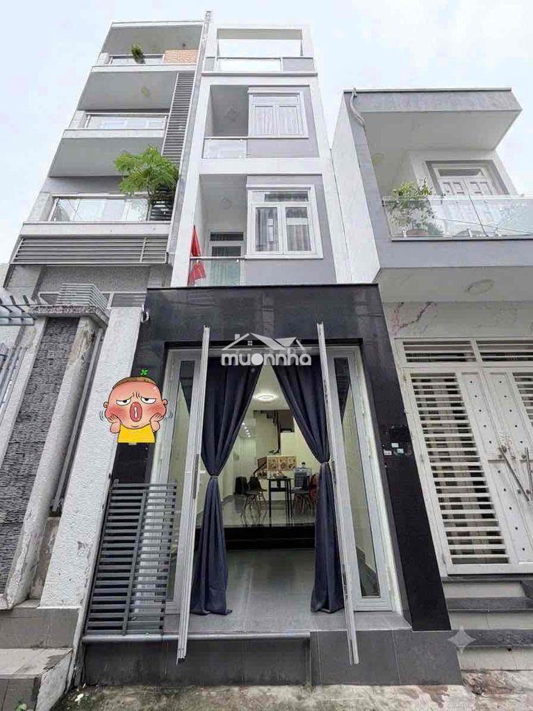 Bán nhà mới 4 tầng, hẻm 4m sát mặt tiền dương bá trạc p1. q8