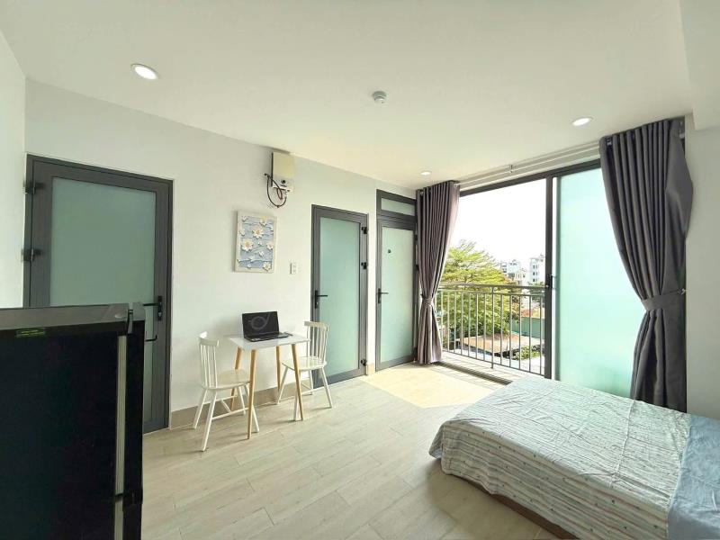 Cho thuê phòng trọ ban công thoáng mát, đủ nội thất tại 14 nguyễn văn lượng, p6, gò vấp - Ảnh 3