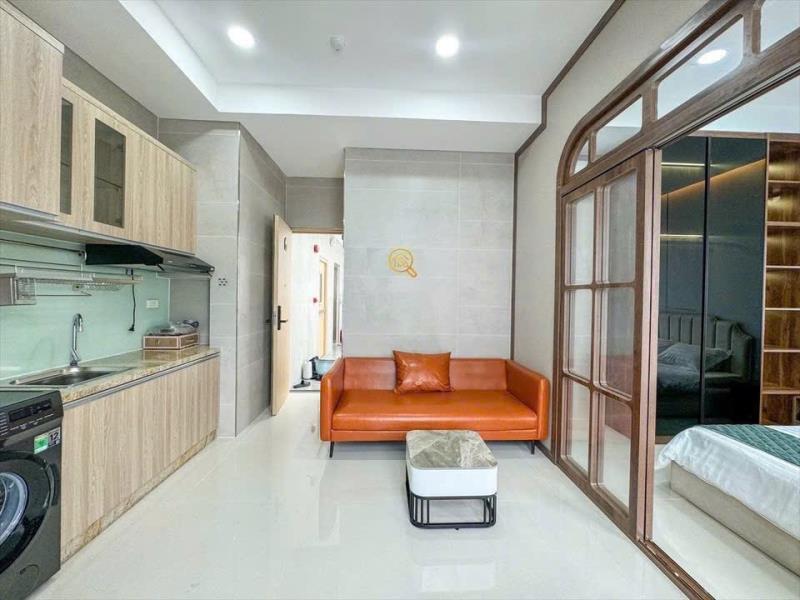 Cho thuê studio 1 phòng ngủ ban công thang máy gần quận 1 - hàng xanh - cầu sài gòn - landmark81 - Ảnh 3
