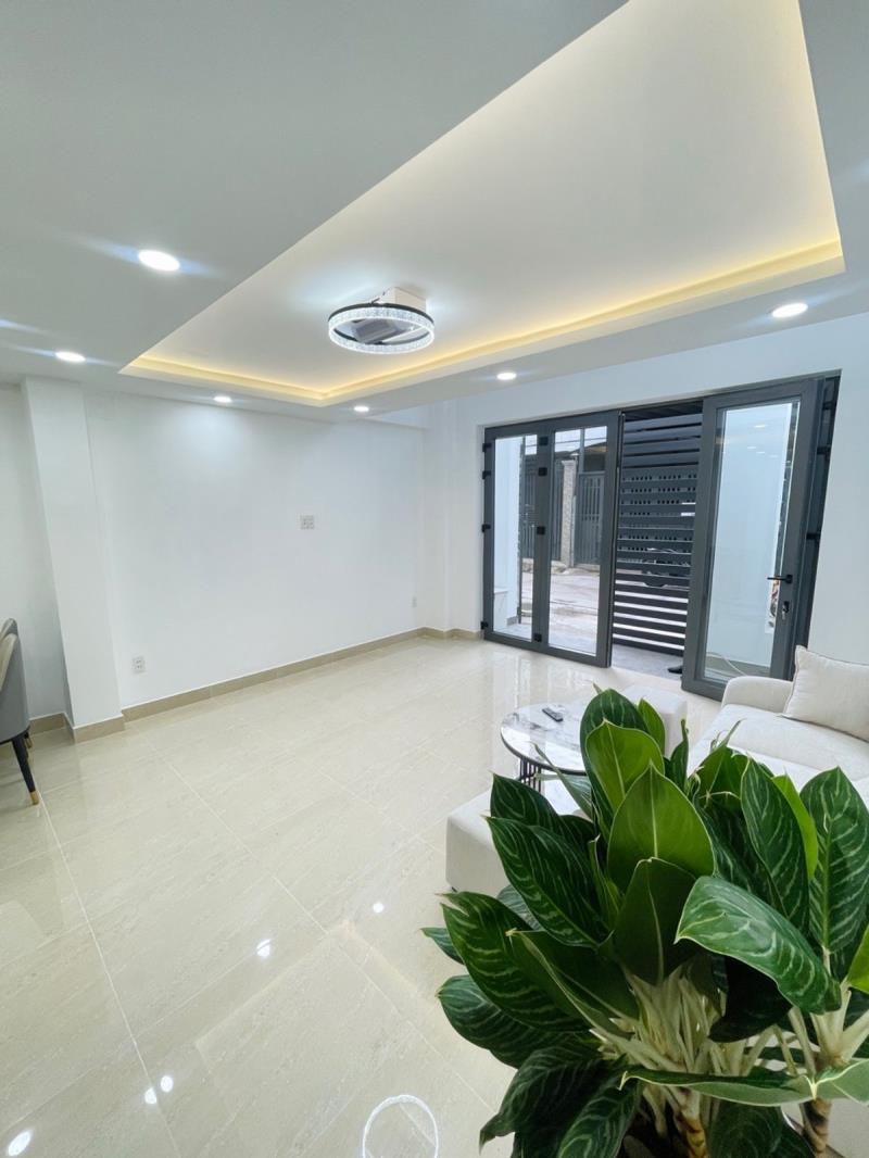 Nhà bán lê đức thọ 4 tầng hẽm xe hơi, 45m2 sổ hồng riêng - Ảnh 4