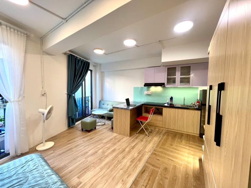 Cho thuê căn hộ ban công rộng 40m2, full nội thất điện biên phủ, bình thạnh gần ngã tư hàng xanh, uef, hiu - Ảnh 2