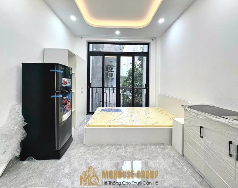 Cho thuê căn hộ full nội thất có ban công quận bình thạnh, thuận tiện đi q1 - gần hutech, ngoại thương, gtvt - Ảnh 3