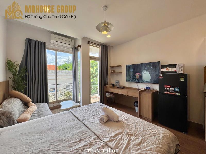 Thuê ngay căn hộ 45m2 ban công thoáng - hiện đại - sát q1 an ninh cao - thuận tiện di chuyển